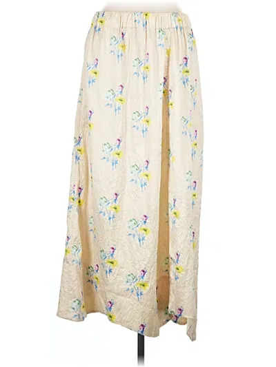 Pre-owned Ganni Casual Skirt In Ivory