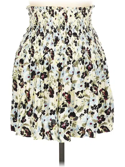 Pre-owned Ganni Casual Skirt In White