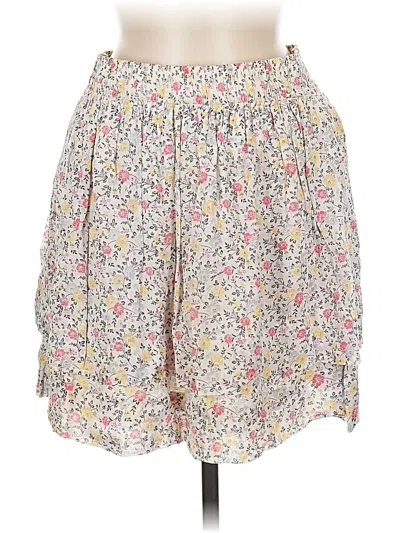 Pre-owned Ganni Casual Skirt In White