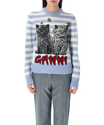 GANNI CAT SWEATER