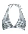 Ganni Checkered Bikinis In Multi