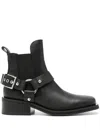 Ganni Low Cut Chelsea Boot With Block Heel