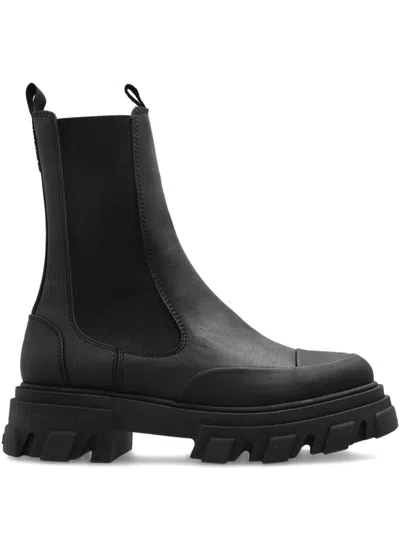 Ganni Chelsea Mid Leather Boots