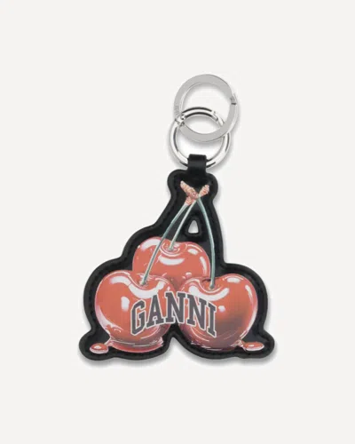 GANNI CHERRY KEYRING