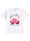 Ganni Basic Jersey Cherry Relaxed T-shirt