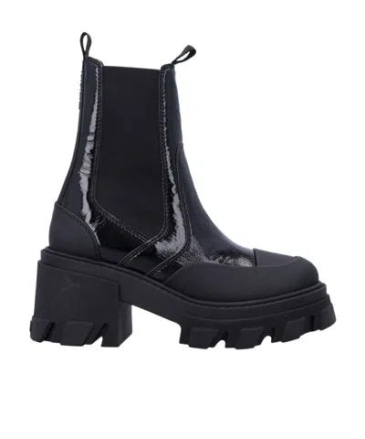 Ganni Round Toe Chelsea Boots