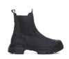 GANNI GANNI "CITY RECYCLED RUBBER" ANKLE BOOTS