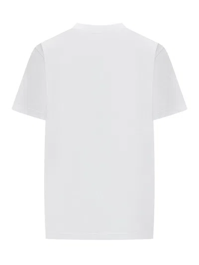 Ganni Classic Basic T-shirt In Brigth White