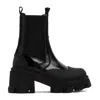 GANNI CLASSIC CHELSEA BOOTS FOR WOMEN IN SLEEK BLACK LEATHER FOR SS24