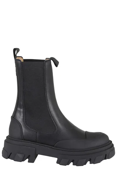 GANNI CLEATED MID CHELSEA BOOT