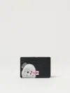Ganni Black Cardholder With Print