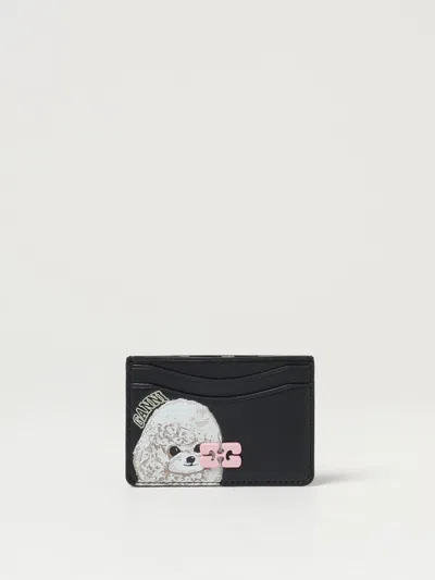 GANNI WALLET GANNI WOMAN COLOR BLACK,H08969002