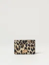 Ganni Leopard Printed Bou Card Holder