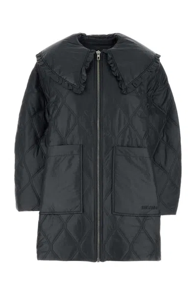 Ganni Jackets In Black