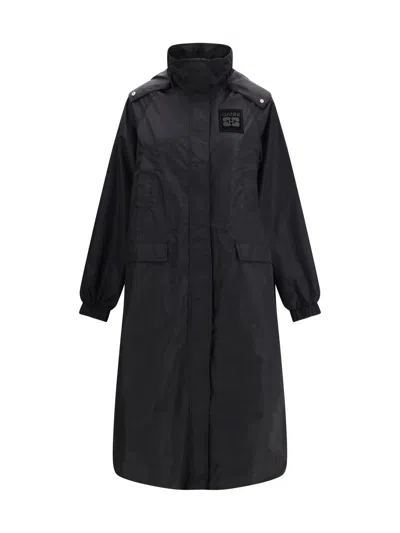 Ganni Coats In Black