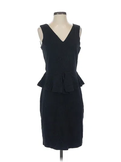 Pre-owned Ganni Cocktail Dress In Black