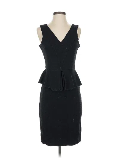 Pre-owned Ganni Cocktail Dress In Black