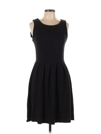 Pre-owned Ganni Cocktail Dress In Black