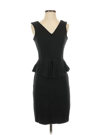 Pre-owned Ganni Cocktail Dress In Black