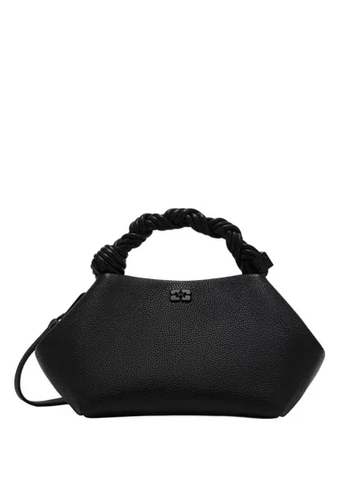 GANNI GANNI COMPACT BOU TOTE BAG WITH TWISTED HANDLES