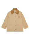 Ganni Corduroy-collar Utility Jacket