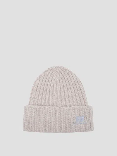 Ganni Core Future Wool Knit Bennie In Neutral