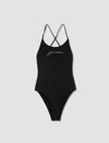 GANNI TIE STRING SWIMSUIT