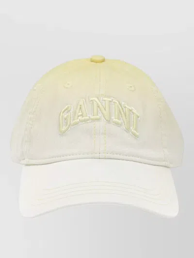 Ganni Cotton Baseball Cap