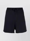Ganni Organic Cotton Drawstring Knee-length Shorts