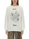 Ganni Re-cut Heavy Jersey Charm Long Sleeve T-shirt