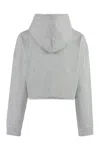 Ganni Women's Cotton Hoodie In Grey