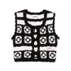 Ganni Crocheted Organic Cotton Cardigan