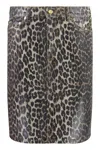Ganni Denim Animalier Skirt