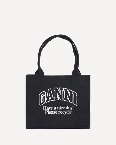 Ganni Cotton Tote Bag
