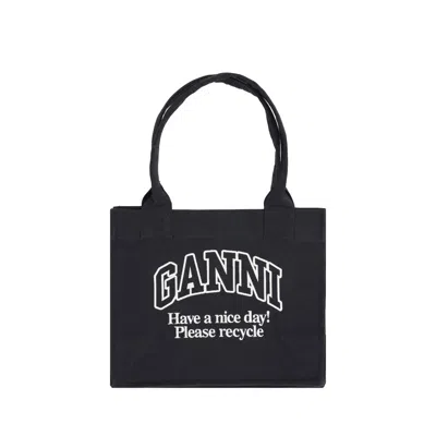 Ganni Cotton Tote Women's Bag