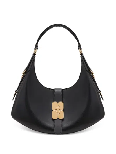 GANNI GANNI CRESCENT SHAPED SHOULDER BAG