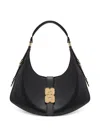 Ganni Kat Medium Shoulder Bag In Black