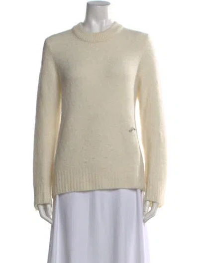 Pre-owned Ganni Crew Neck Sweater In Neutral