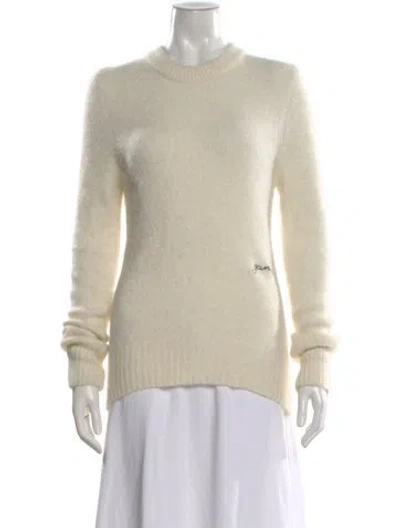Pre-owned Ganni Crew Neck Sweater In Neutral