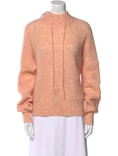Pre-owned Ganni Crew Neck Sweater In Pink