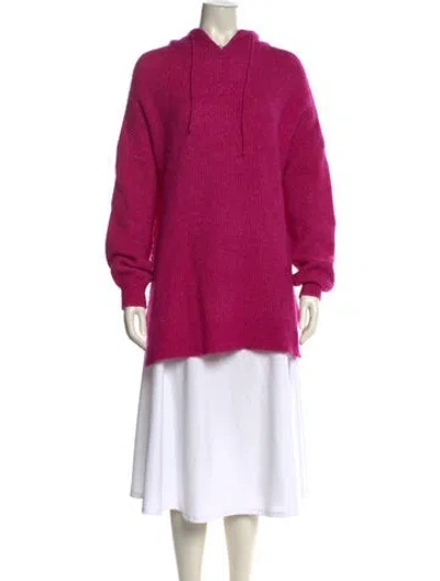 Pre-owned Ganni Crew Neck Sweater In Pink