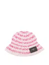Ganni Crochet-knit Bucket Hat