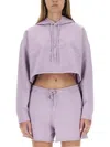 Ganni Cropped Sweatshirt