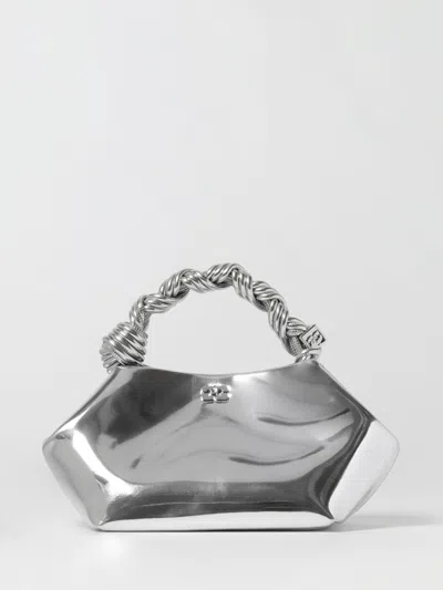 Ganni Crossbody Bag  Woman Color Silver