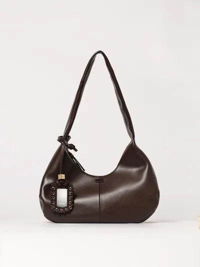 Ganni Crossbody Bags  Woman Color Brown