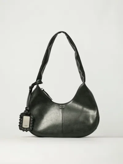 Ganni Crossbody Bags  Woman Color Grey