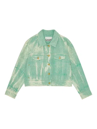 Ganni Crystal-embellished Jacket