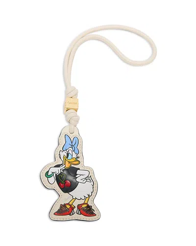 Ganni Daisy Duck Bag Charm In Multi