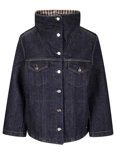 GANNI DARK BLUE DENIM JACKET