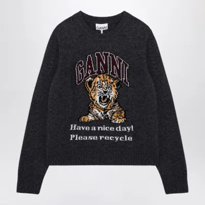 Ganni Sweaters In Gray